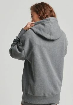Superdry APPLIQUE OVERSIZED - Hoodie - Dark Charcoal Marl -Superdry Shop 503214aac7e64bdfb81789ed0fe87e9f