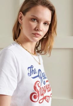 Superdry Print T-shirt - White -Superdry Shop 504fa67e861647b495a0e91dc0bb449c