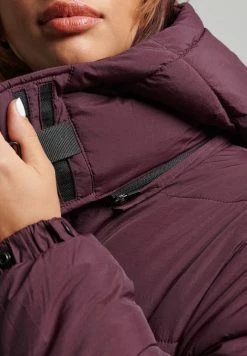 Superdry EXPEDITION COCOON PADDED - Winter Coat - Port -Superdry Shop 50664fc6b628425a90e0c44273243d0e