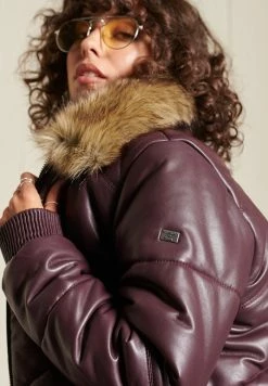 Superdry Winter Jacket - Aubergine -Superdry Shop 508ad1073a9949dd8338af2827d93a43