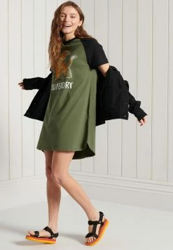Superdry BOHO - Jersey Dress - Four Leaf Clover