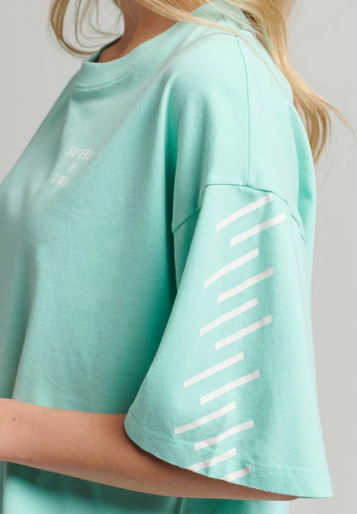 Superdry CORE - Print T-shirt - Cali Blue 2 Superdry CORE - Print T-shirt - Cali Blue - Image 2