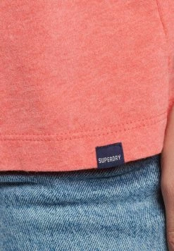 Superdry VINTAGE LOGO - Basic T-shirt - Coral Marl -Superdry Shop 519a13afeae64283a0dbc83032a6af4d