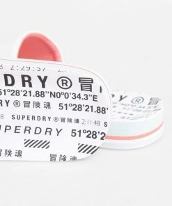 Superdry Pool Slides - White Aop -Superdry Shop 51adaf4af5ff43f691d367ecc5b4e016