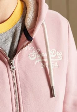 Superdry PRIDE IN - Zip-up Sweatshirt - Soft Pink -Superdry Shop 51aff7bff3b9446ea5f27511ede285f1