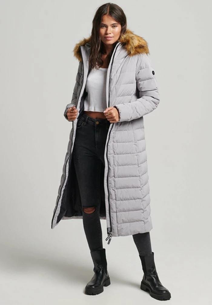 Superdry Winter Coat - Dove 1 Superdry Winter Coat - Dove
