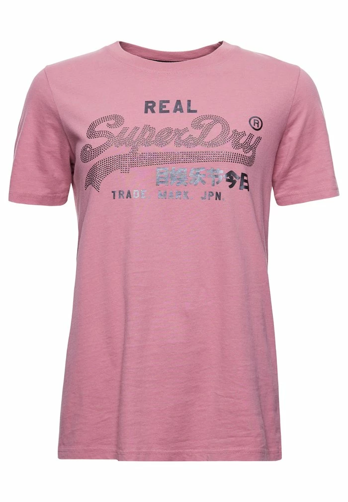 Superdry VINTAGE LOGO BOHO SPARKLE - Print T-shirt - Soft Pink 4 Superdry VINTAGE LOGO BOHO SPARKLE - Print T-shirt - Soft Pink - Image 4