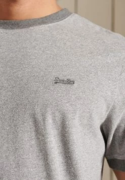 Superdry Basic T-shirt - Grey Grit -Superdry Shop 51fb75df64e540cd9da516019900686d