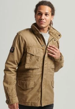 Superdry BORG - Light Jacket - Breen