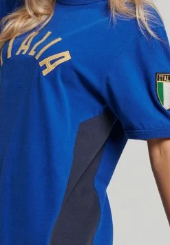 Superdry RINGSPUN FOOTBALL ITALY - Print T-shirt - Regal Blue -Superdry Shop 52487e116b8e4b7ebfe23e3d04310a2d