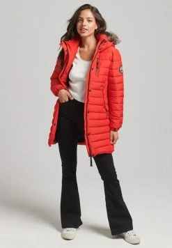 Superdry Winter Coat - High Risk Red