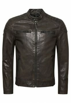 Superdry MOTO RACER - Leather Jacket - Anthracite 10 Superdry MOTO RACER - Leather Jacket - Anthracite -Superdry Shop 531b04f440b54184b713c2b6b1206e3e