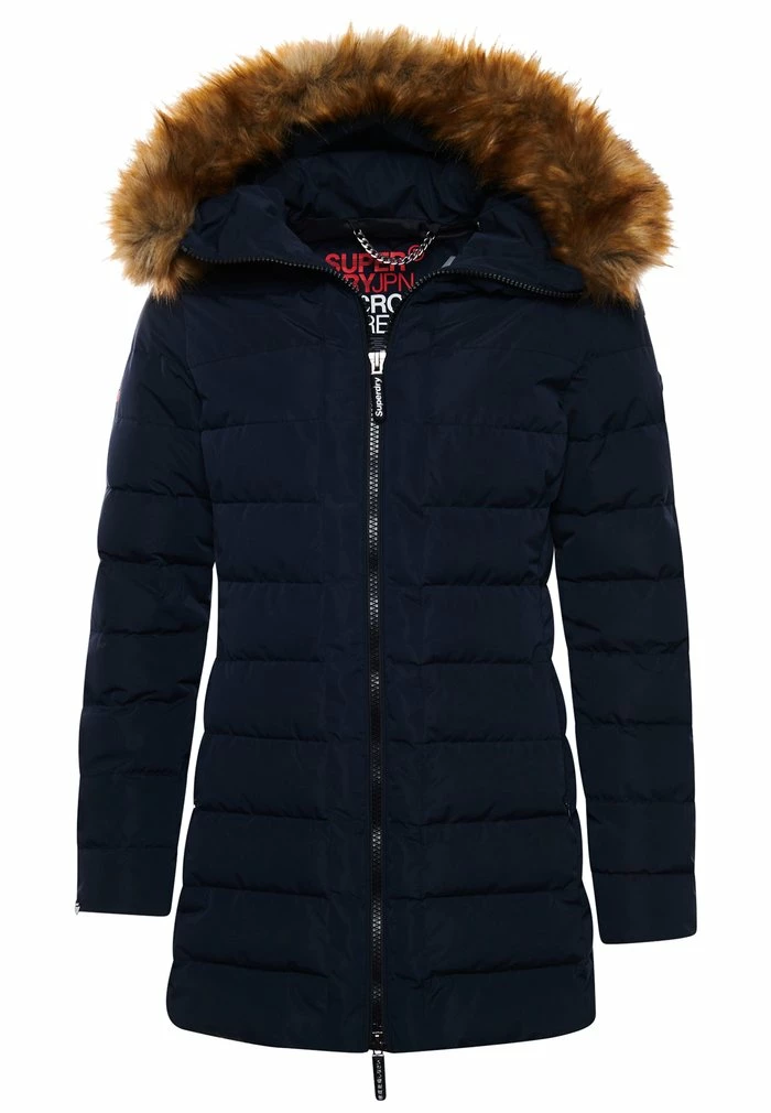 Superdry Winter Coat - Navy 6 Superdry Winter Coat - Navy - Image 6