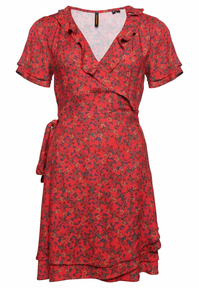 Superdry Day Dress - Autumn Ditsy Red 4 Superdry Day Dress - Autumn Ditsy Red - Image 4
