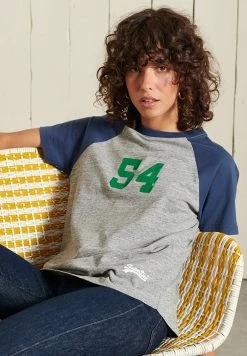 Superdry VINTAGE LOGO AMERICAN CLASSICS - Print T-shirt - Athletic Grey Marl -Superdry Shop 5362bb77ef4c4a6987c703e7b2ffe440