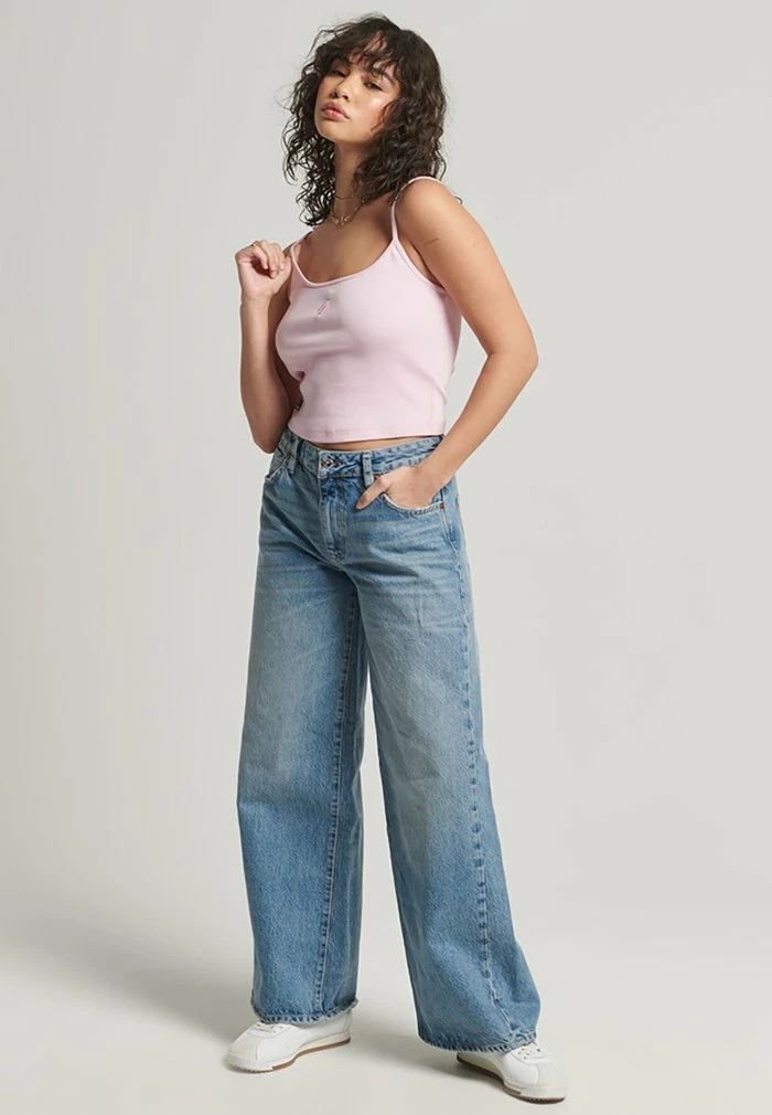 Superdry CODE ESSENTIAL - Top - Roseate Pink 2 Superdry CODE ESSENTIAL - Top - Roseate Pink - Image 2