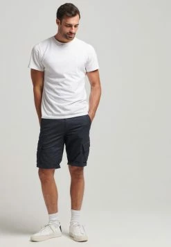 Superdry VINTAGE CORE - Shorts - Nordic Chrome Navy