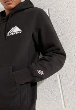 Superdry MOUNTAIN SPORT MONO - Hoodie - Black -Superdry Shop 53d1be80d8a94d06abfb51d35bddb4fe