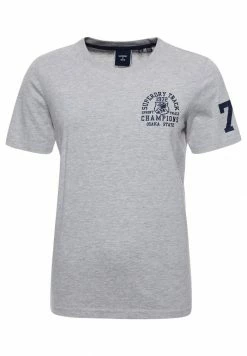 Superdry TRACK & FIELD - Print T-shirt - Grey Marl -Superdry Shop 53f0c9128edd45e5984846e7c349259b