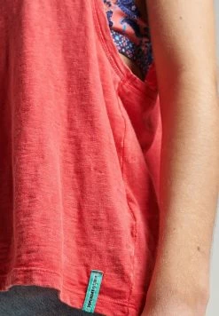 Superdry VINTAGE SURF RANCHERO VEST - Top - Soda Pop Red -Superdry Shop 53fbc4c11a34402bbe41a24cea84f908