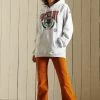 Superdry BOHO GRAPHIC ANA - Hoodie - Glacier Grey Marl