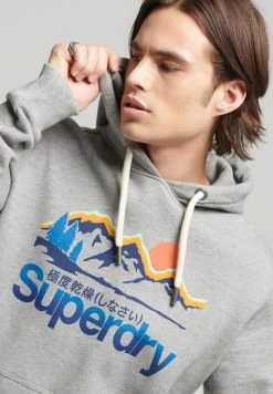 Superdry CORE GREAT OUTDOORS - Sweatshirt - Grey Grit -Superdry Shop 541cc64c5f1c4eff837bf7a0acbaccd7
