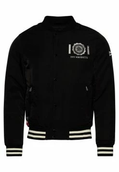 Superdry COLLEGIATE - Bomber Jacket - Black 10 Superdry COLLEGIATE - Bomber Jacket - Black -Superdry Shop 545664fe713a48fba964d43aa8046a45