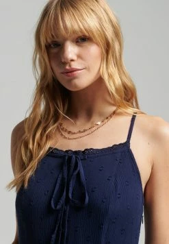 Superdry VINTAGE BRODERIE CAMI - Day Dress - Nautical Navy -Superdry Shop 545d7a0cb924401a957bdd60d875251b