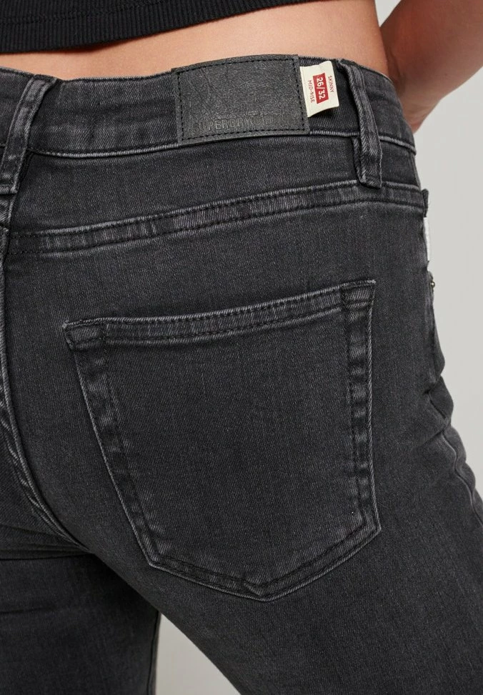 Superdry VINTAGE MID RISE SKINNY - Jeans Skinny Fit - Walcott Black Stone 5 Superdry VINTAGE MID RISE SKINNY - Jeans Skinny Fit - Walcott Black Stone - Image 5