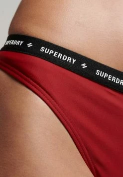Superdry MICRO LOGO ELASTIC BRIEFS - Bikini Bottoms - Risk Red -Superdry Shop 54a9251d007f4e8b9c6a6e51828f2140