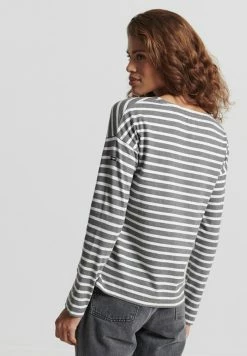 Superdry Long Sleeved Top - Mid Grey Stripe 6 Superdry Long Sleeved Top - Mid Grey Stripe -Superdry Shop 54c34c96cfcb4b37a318517552ef0147