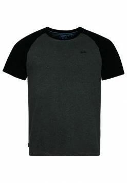 Superdry VINTAGE BASEBALL - Print T-shirt - Rich Charcoal Marl Black -Superdry Shop 54ddeb9e881947ef8f2d6a3fc47bd709