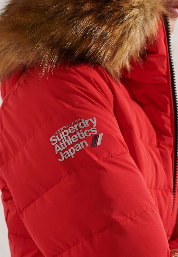 Superdry Winter Coat - High Risk Red 6 Superdry Winter Coat - High Risk Red - Image 6