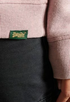 Superdry VINTAGE - Sweatshirt - Soft Pink Marl -Superdry Shop 54e6c95456c342c3bf3f18de10f9fd17