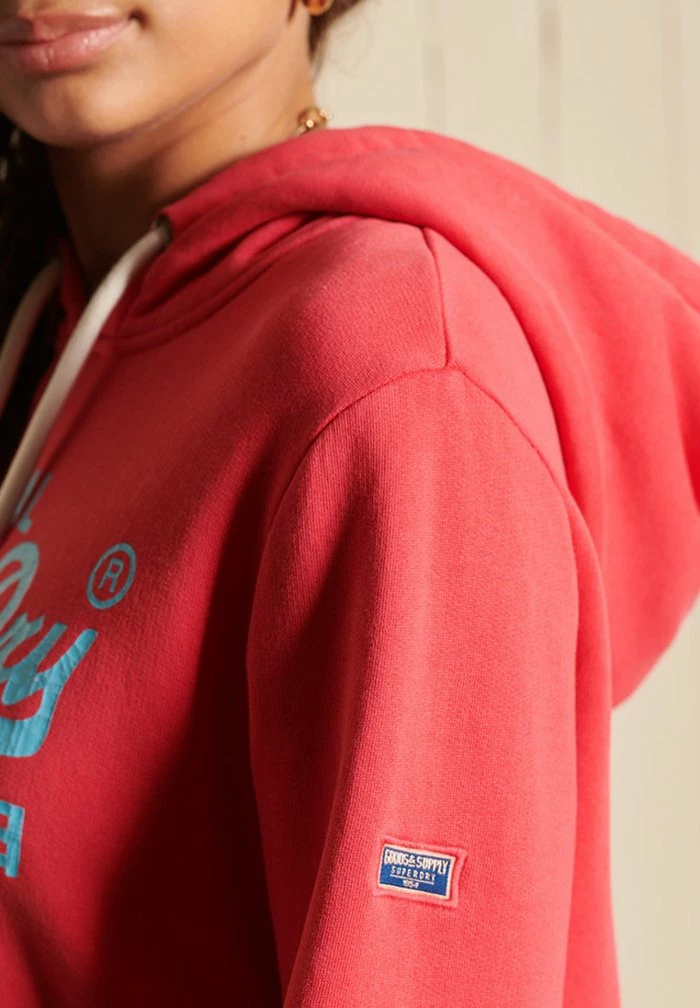 Superdry AMERICAN CLASSICS - Sweatshirt - Campus Red 3 Superdry AMERICAN CLASSICS - Sweatshirt - Campus Red - Image 3