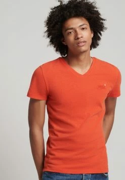 Superdry Basic T-shirt - Bright Orange Marl