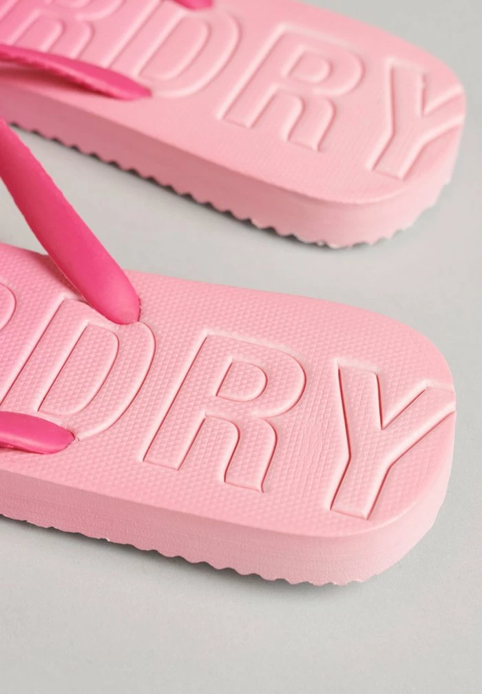 Superdry Pool Shoes - Hot Pink Baby Pink Dip Dye 3 Superdry Pool Shoes - Hot Pink Baby Pink Dip Dye - Image 3