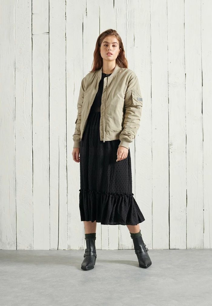 Superdry NEVADA - Bomber Jacket - Sage 1 Superdry NEVADA - Bomber Jacket - Sage