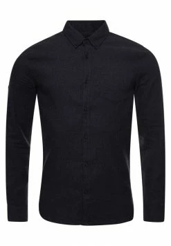 Superdry STUDIOS BRUSHED - Shirt - Eclipse Navy Marl Twill -Superdry Shop 55723af1ea844d46adeefda01a110cd8