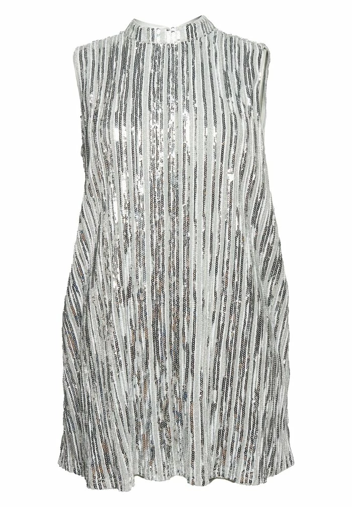 Superdry Cocktail Dress / Party Dress - Silver Sequin 6 Superdry Cocktail Dress / Party Dress - Silver Sequin - Image 6