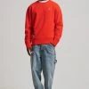 Superdry ESSENTIAL CREW - Sweatshirt - Bright Red