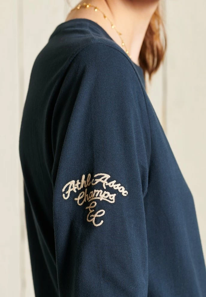 Superdry LONG SLEEVE - Long Sleeved Top - Eclipse Navy 4 Superdry LONG SLEEVE - Long Sleeved Top - Eclipse Navy - Image 4