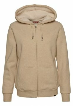 Superdry ESSENTIAL BORG - Zip-up Sweatshirt - Pelican Marl -Superdry Shop 55e2b921340747ffb725e040e8a1e975