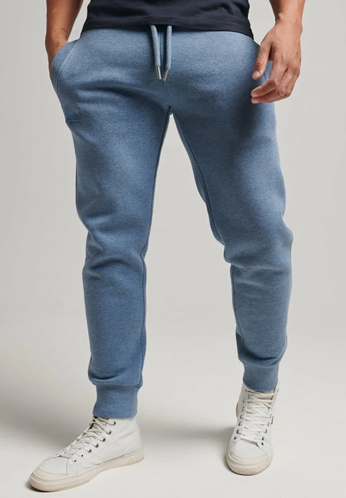 Superdry VINTAGE - Tracksuit Bottoms - Bluestone 1 Superdry VINTAGE - Tracksuit Bottoms - Bluestone