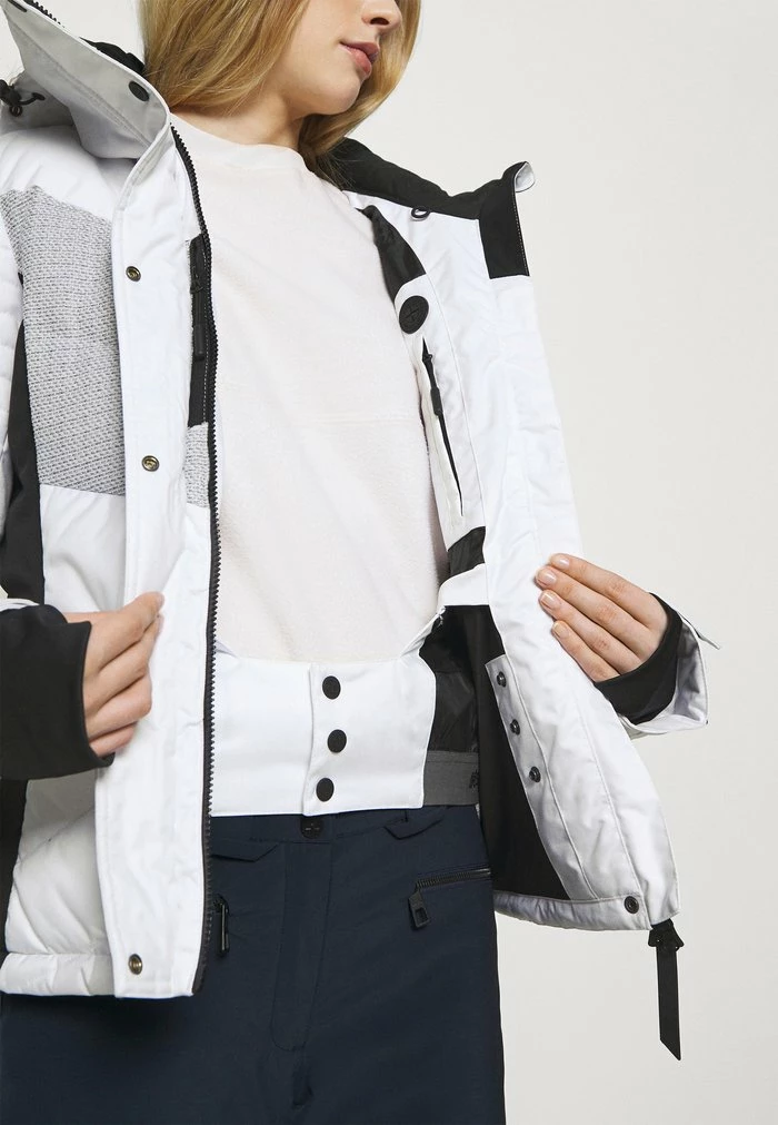 Superdry SNOW LUXE PUFFER - Ski Jacket - White 8 Superdry SNOW LUXE PUFFER - Ski Jacket - White - Image 8