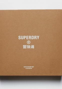 Superdry SET 2-IN-1 - Scarf - Black -Superdry Shop 56893196b9f341038970c69844647ab5