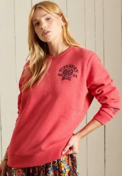 Superdry PRIDE - Sweatshirt - Papaya Red Marl -Superdry Shop 56968bd91e8a49198b26ed1abbfcb1b5