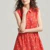 Superdry SHORT SLEEVE - Shirt Dress - Lobster Ditsy