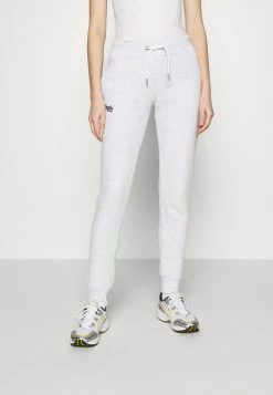 Superdry ORANGE LABEL - Tracksuit Bottoms - Ice Marl