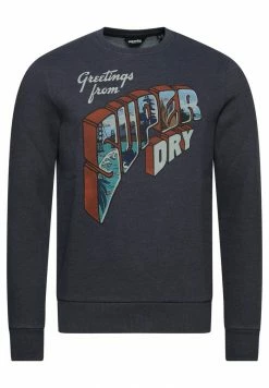Superdry VINTAGE TRAVEL STICKER CREW - Sweatshirt - Eclipse Navy 6 Superdry VINTAGE TRAVEL STICKER CREW - Sweatshirt - Eclipse Navy -Superdry Shop 56bf84d4cfa0431d885b613eecdda5e2